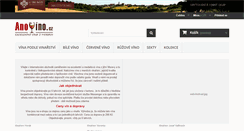 Desktop Screenshot of ano-vino.cz